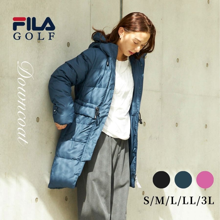 FILA（フィラ） レディース ダウンコート ダウン アウター ベンチ