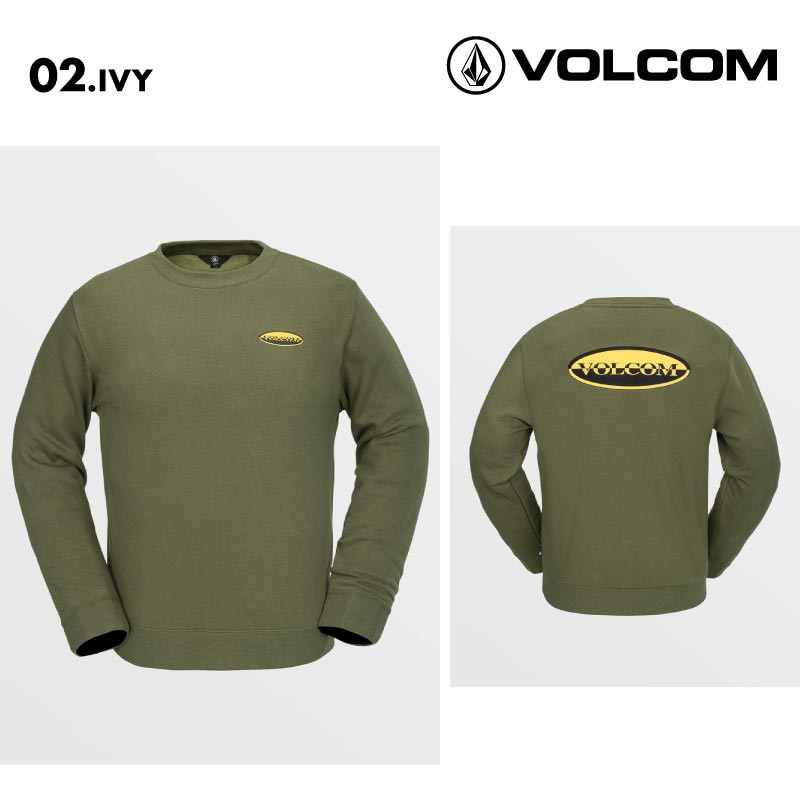 VOLCOM（ボルコム） メンズ フリース トレーナー ESSENTIAL CREW 2025