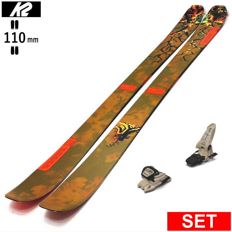 K2 K2 RECKONER 110+GRIFFON 13 25モデル スキー板セット オール