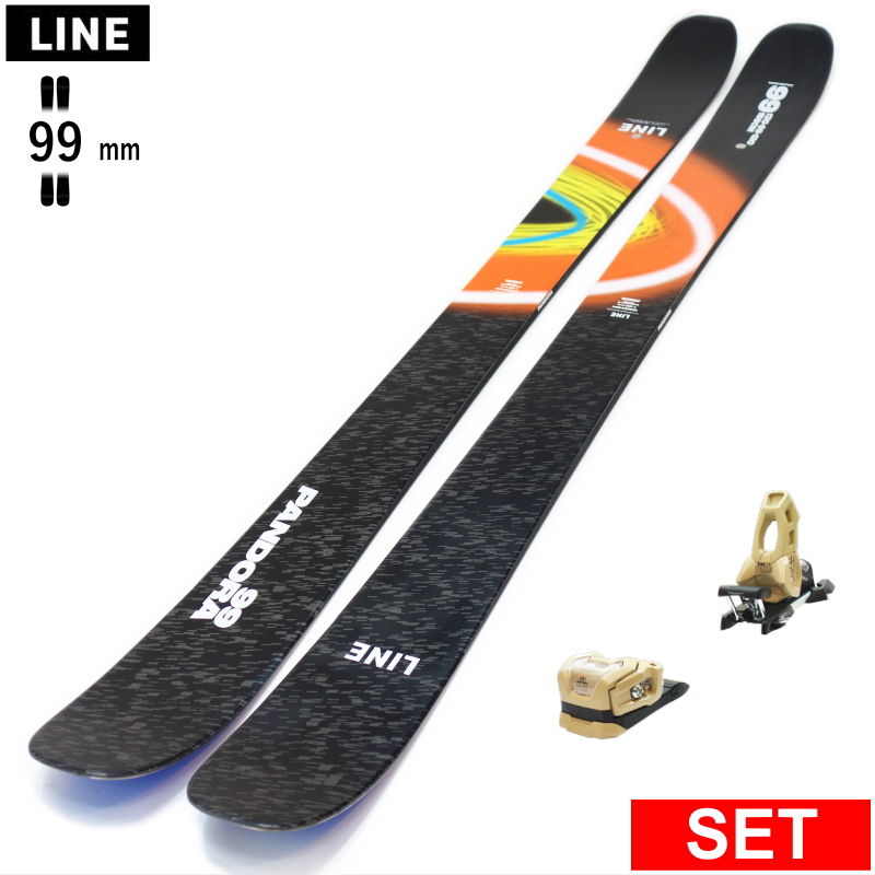 センター幅99mm 156cm|163cm|170cm|177cm]LINE PANDORA 99+ATTACK