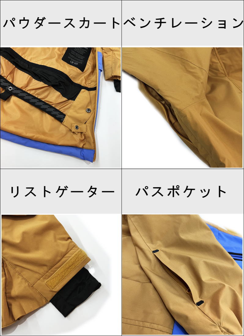 BILLABONG（ビラボン） ◇ 21-22 BILLABONG PASSAGE ANORAK JKT カラー