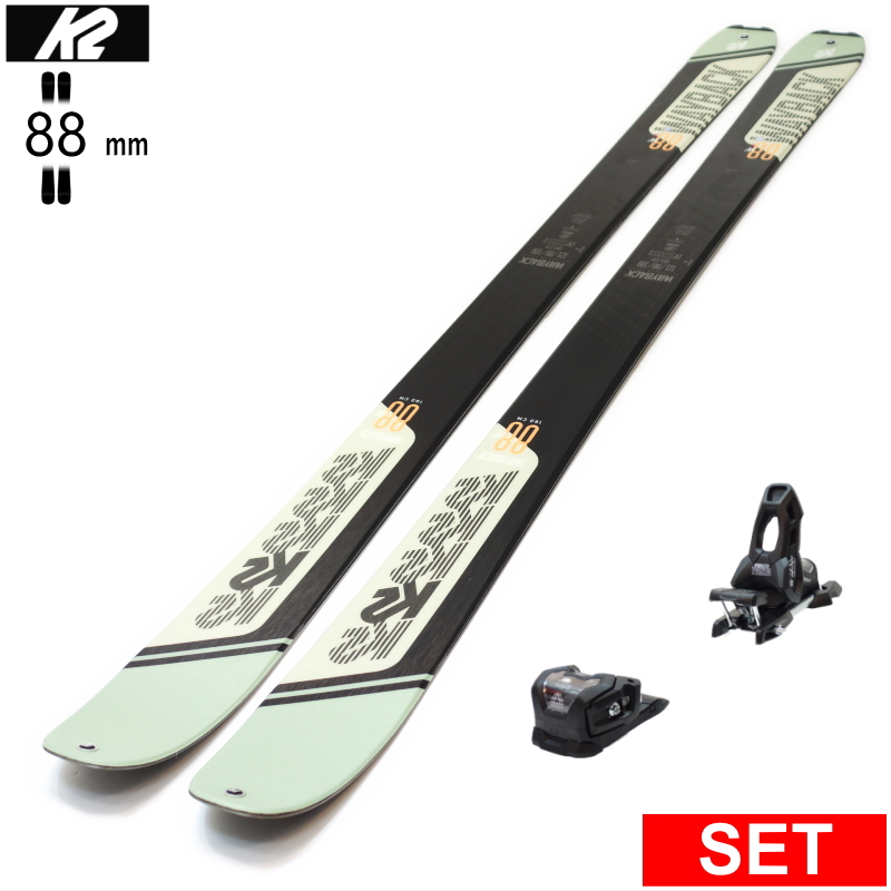 K2 [センター幅88mm 160cm|167cm]K2 WAYBACK 88 W+ATTACK 11LYT 型落ち
