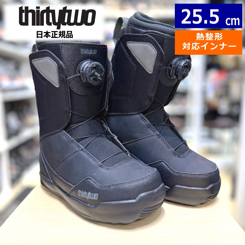 24-25 THIRTYTWO SHIFTY BOA カラー:BLACK 25.5cm サーティーツー