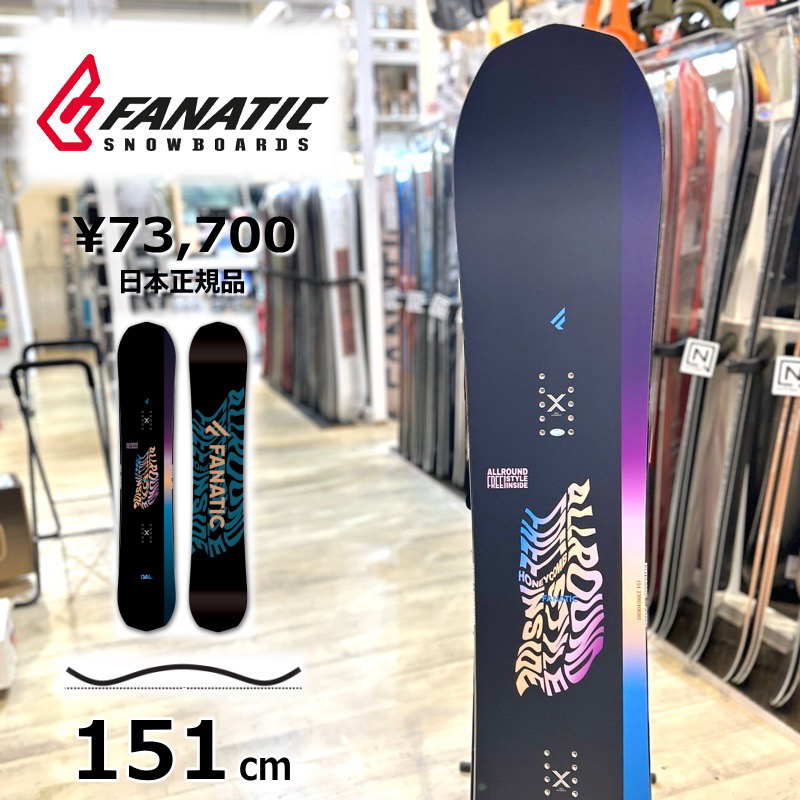 50％OFF 【即納】 メンズ スノーボード 板 型落ち FANATIC DUAL BLACK