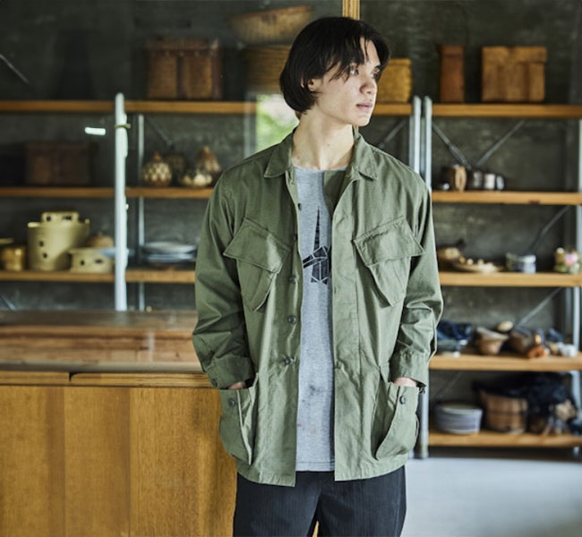orslow オアスロウ US ARMY TROPICAL JACKET アーミートロピカル