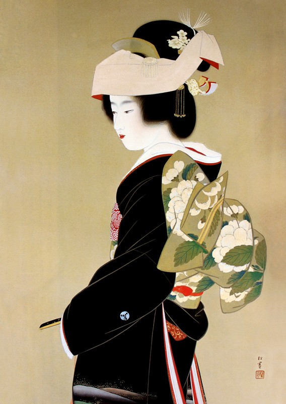 複製画A3(額無し) 上村松園(No.21~40) マイクロファイバー製