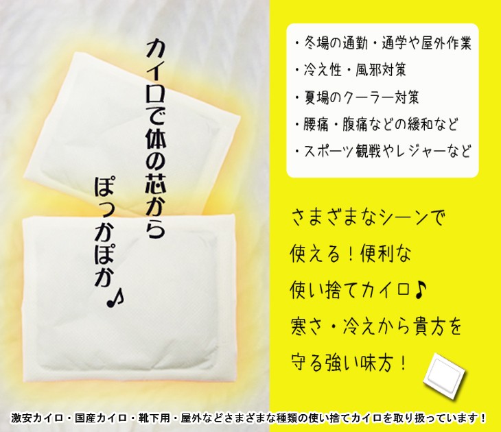 らくらくカイロ 貼る ミニサイズ 480個セット (1c/s)(10F) 使い捨て