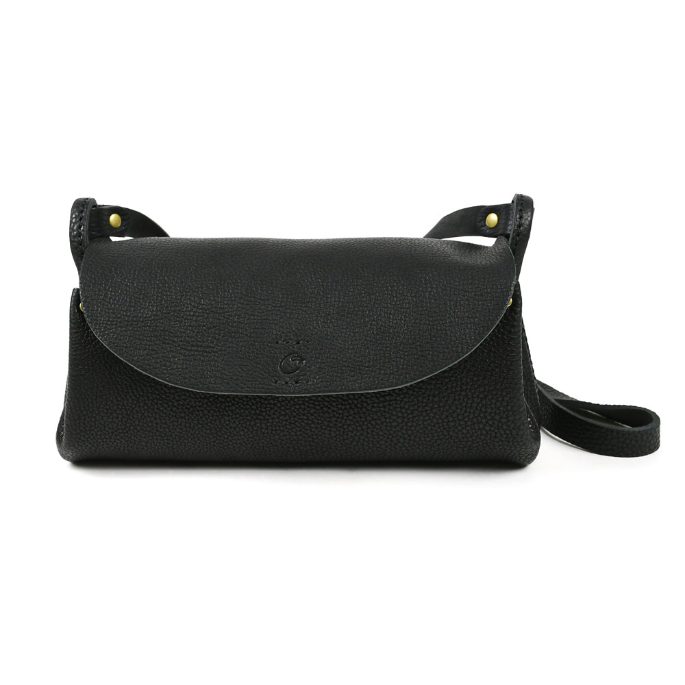 Cham（チャム） ショルダーバッグ 広マチ 長財布が入る 日本製 本革