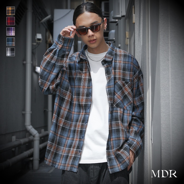 osharewalker（オシャレウォーカー） ネルシャツ メンズ トップス