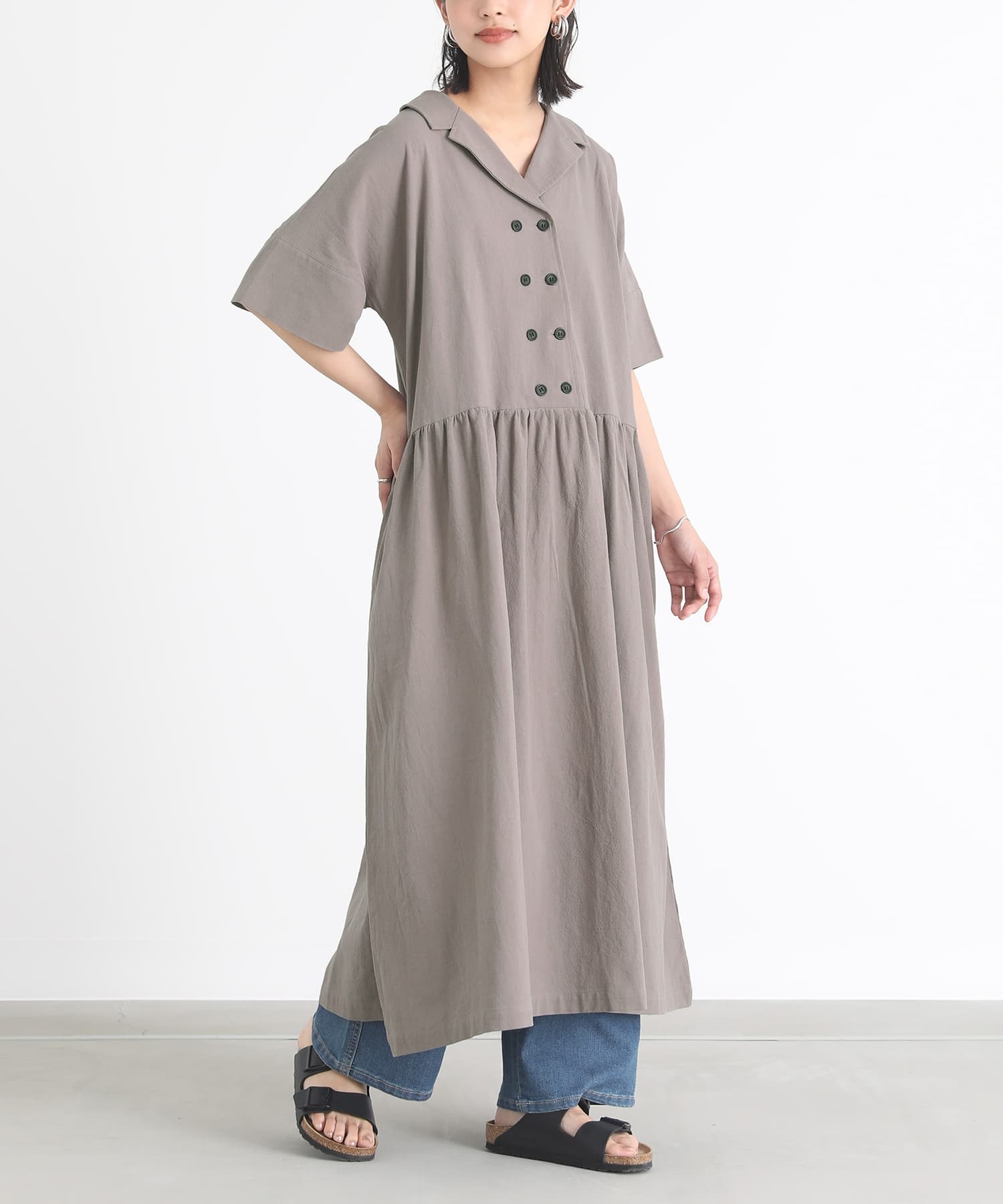 osharewalker（オシャレウォーカー） ワンピース レディース 夏 シャツ