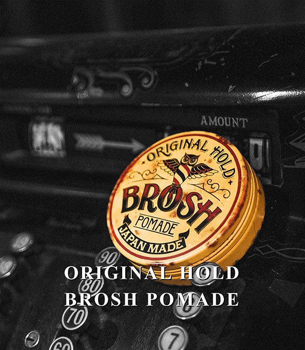 BROSH（ブロッシュ） ポマード 水性 BROSH POMADE ORIGINAL HOLD 115g