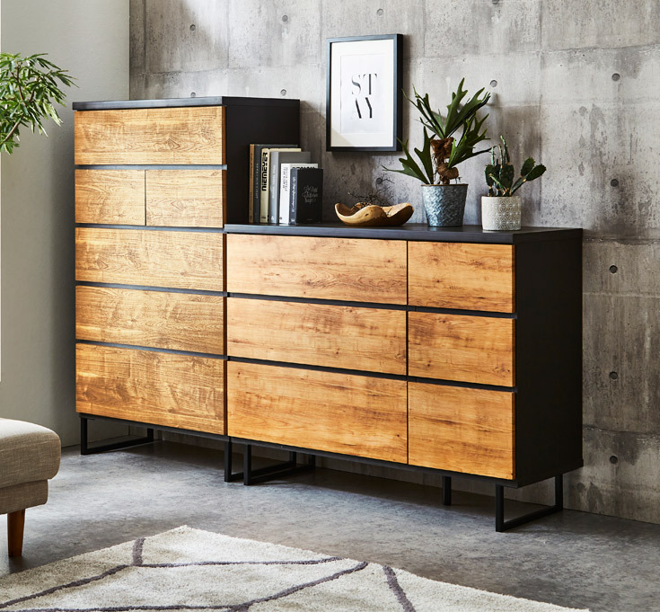 チェスト タンス 収納 国産 大川家具 ハイチェスト ハイタイプチェスト