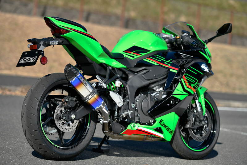 BEAMS G436-65-P6J ZX25R SE 8BK-ZX250H スリップオン CORSA-EVO2