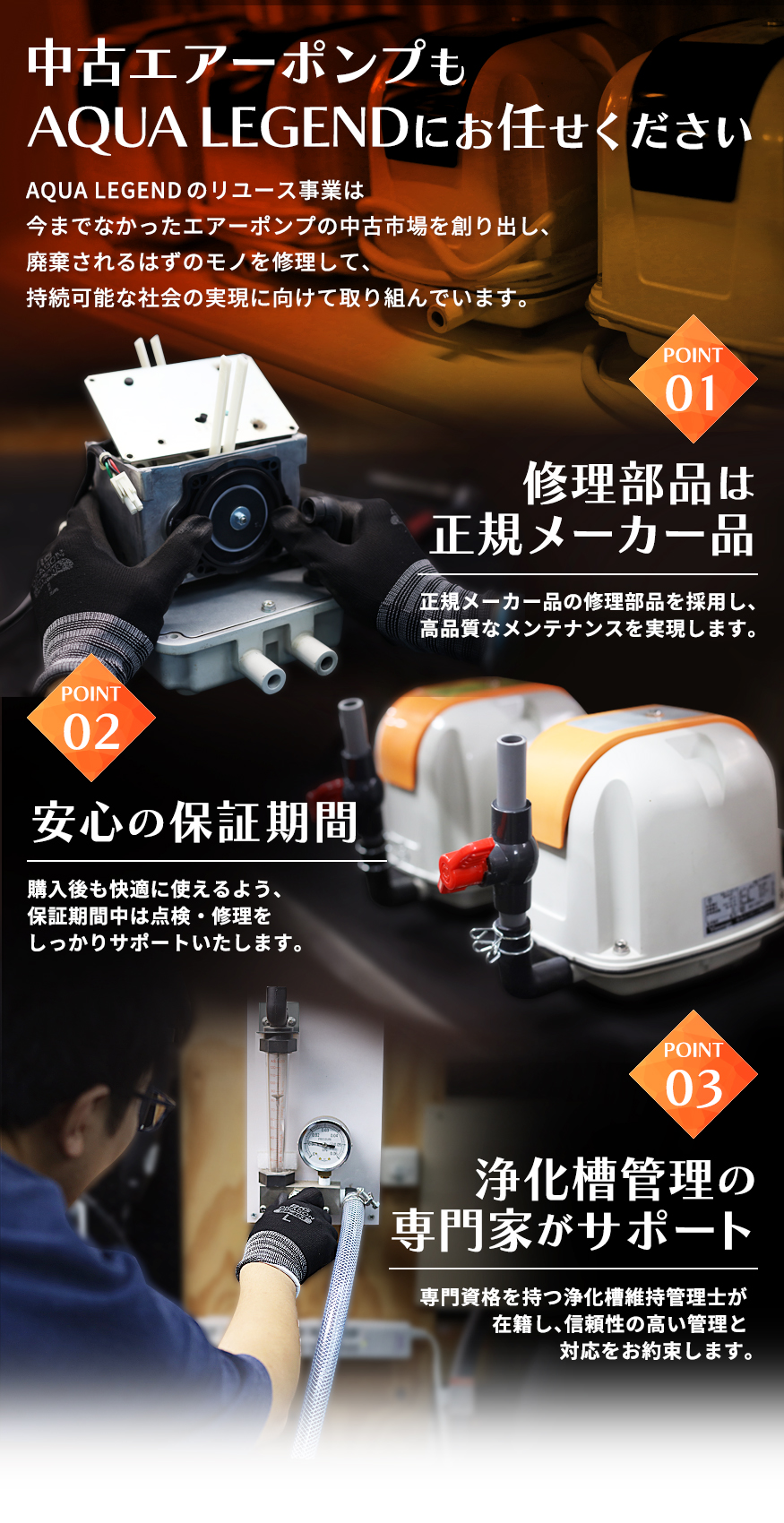 テクノ高槻（Techno Takatsuki） FP-80 エアーポンプ 浄化槽 ブロワー