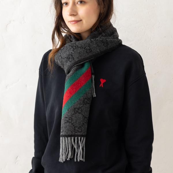 GUCCI（グッチ） スカーフ マフラー ストール メンズ 570603 3G200