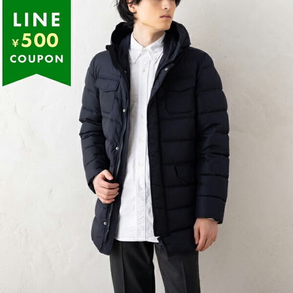 HERNO（ヘルノ） ダウンジャケット コート ネイビー メンズ HERNO