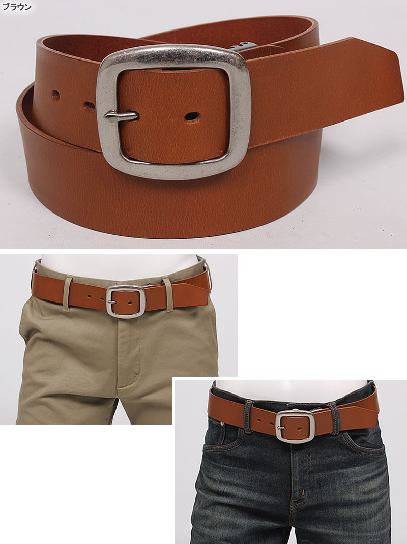 Levi's（リーバイス） ギャリソン レザーベルト 4.0cm 40mm 本革 牛革