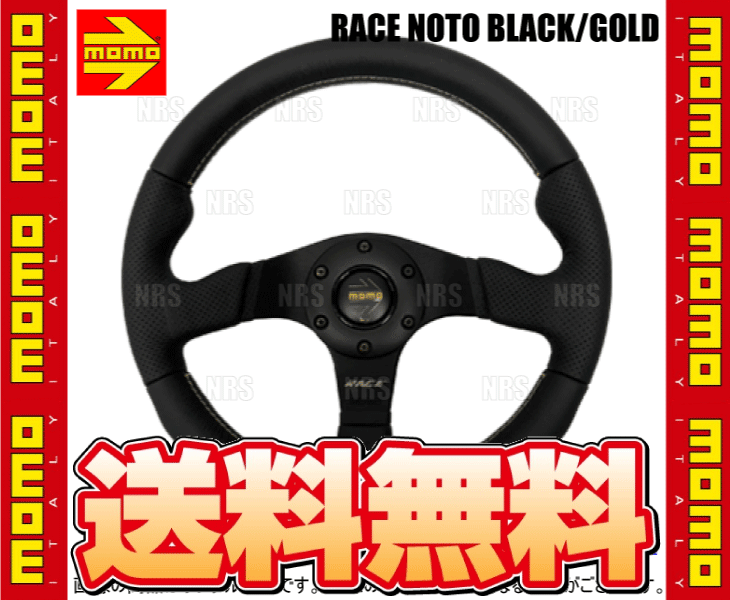 MOMO（モモ） RACE NOTO BLACK/GOLD レース ノト ブラック/ゴールド