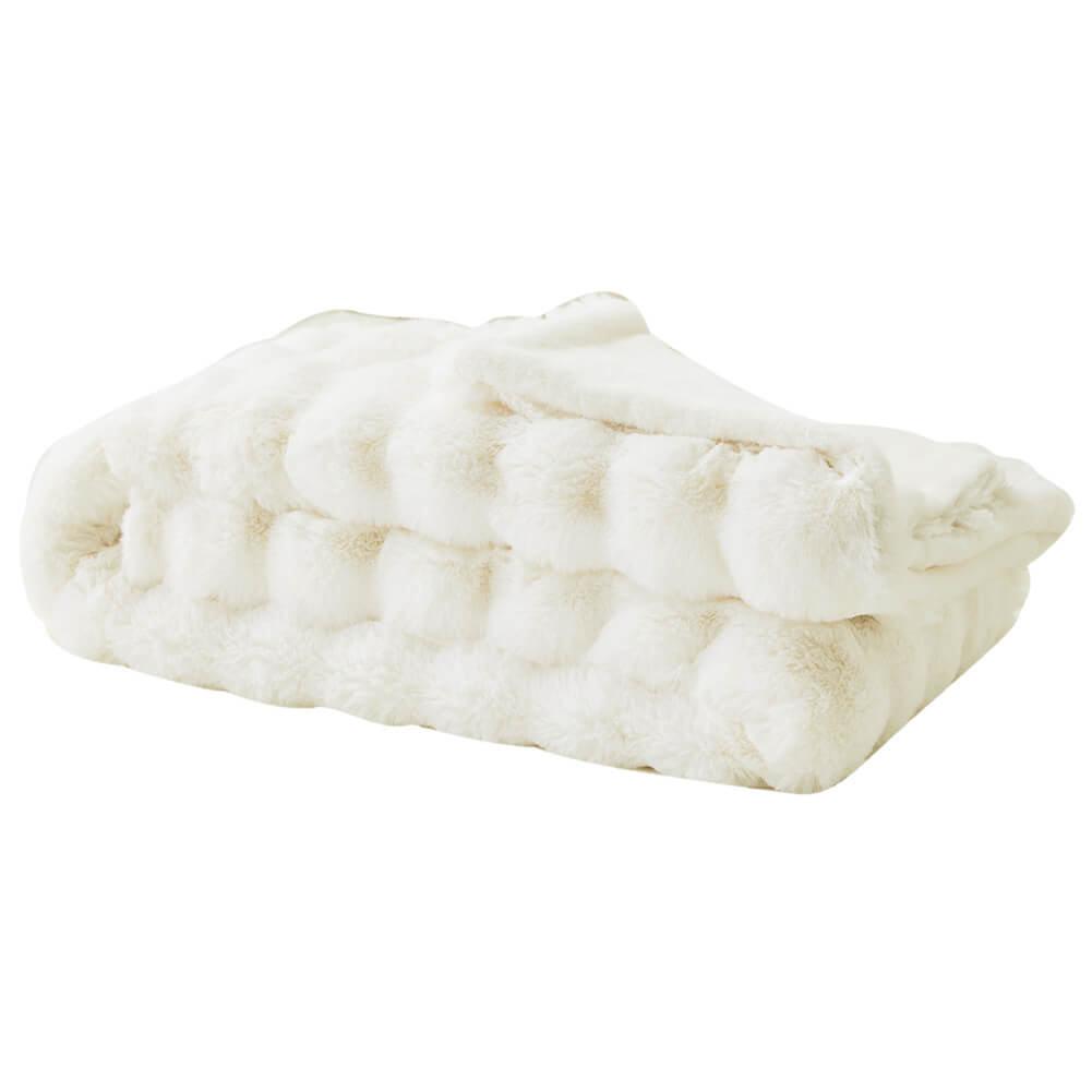 ASHEL x NERUS コラボ限定カラー【ダブル】とろ毛布 もこもこ収納袋付