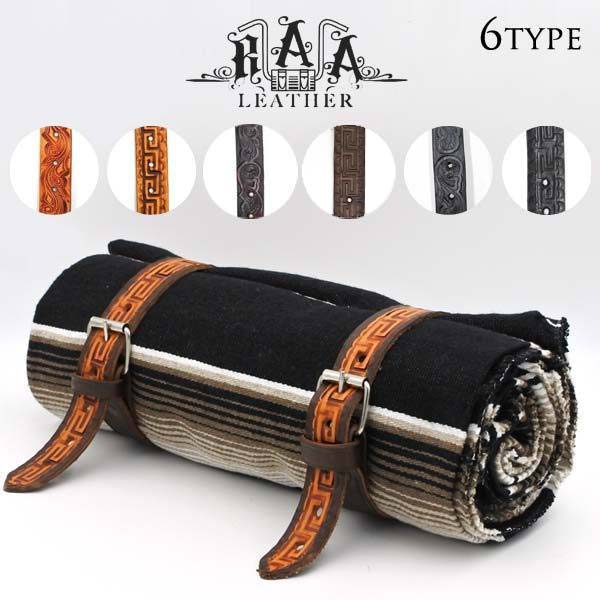 レザーウィップ 本革 フリンジ 全3色 ハーレー ダビットソン ハンドル