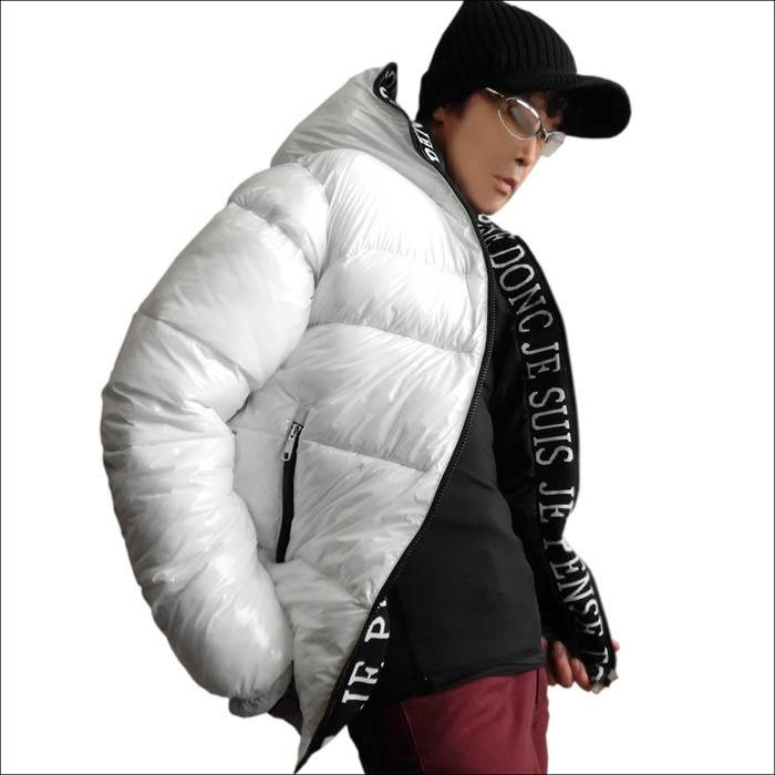 EVOLUTION（エボリューション） 中綿 ダウン風 ジャケット 光沢 中綿