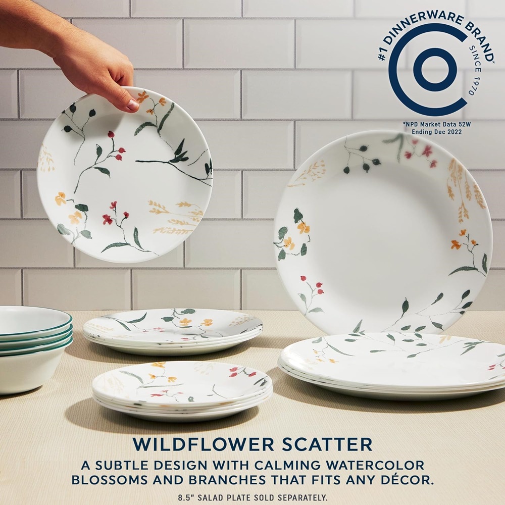 CORELLE（コレール） 食器18点セット 食器セット ワイルドフラワー 花