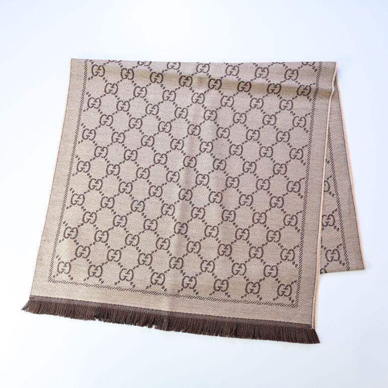 GUCCI（グッチ） ストール 5カラー 刺繍名入れ マフラー メンズ
