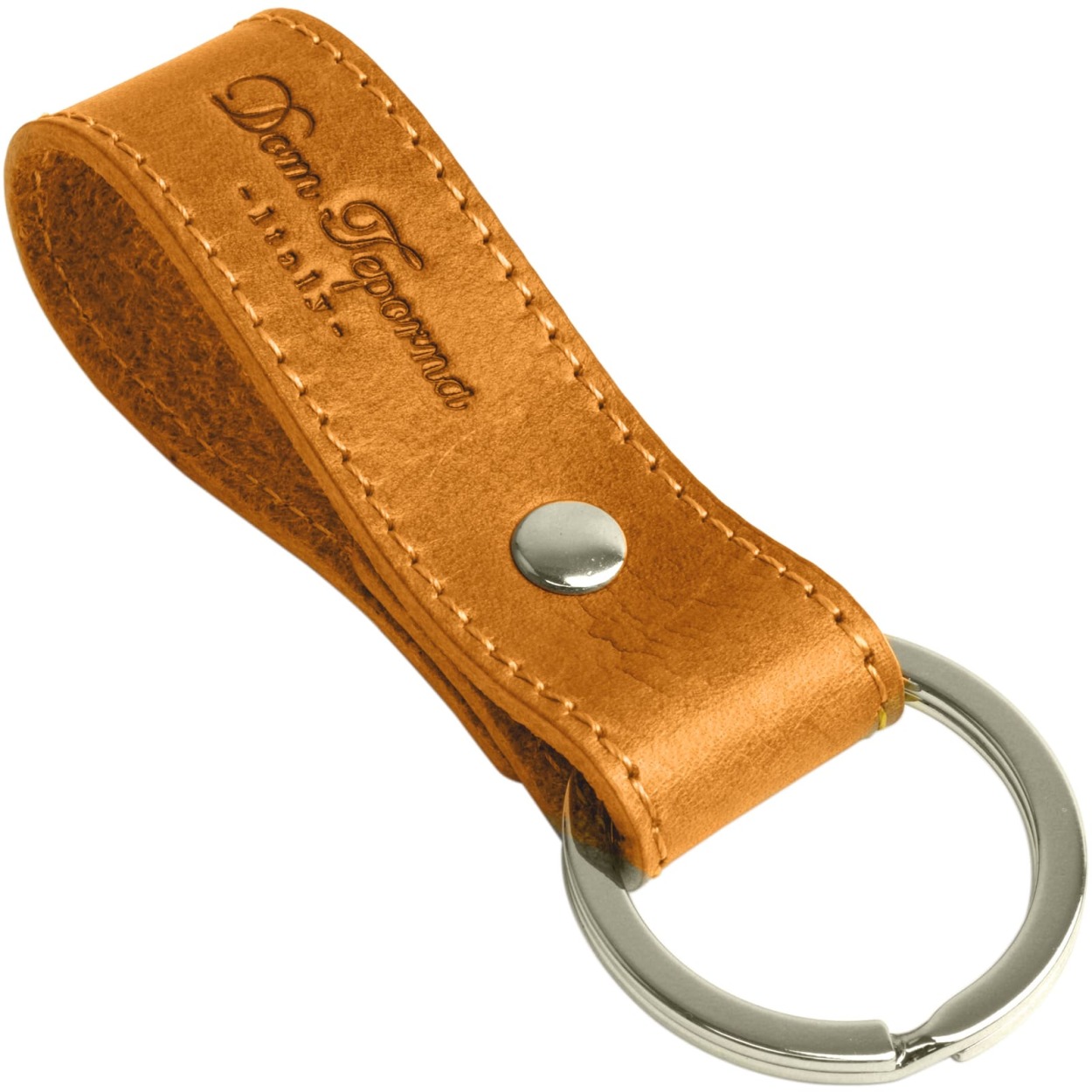 DomTeporna Italy キーリング 本革 牛革 ブランド 革小物 イタリアン