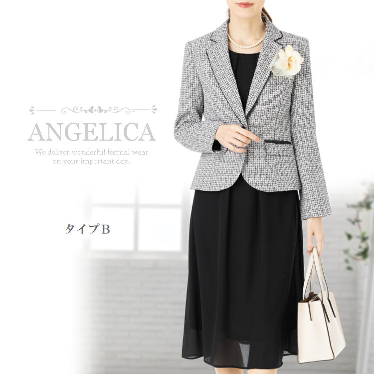 スーツ（七五三 入学 セレモニー フォーマル ママ）2ジャケット 3点