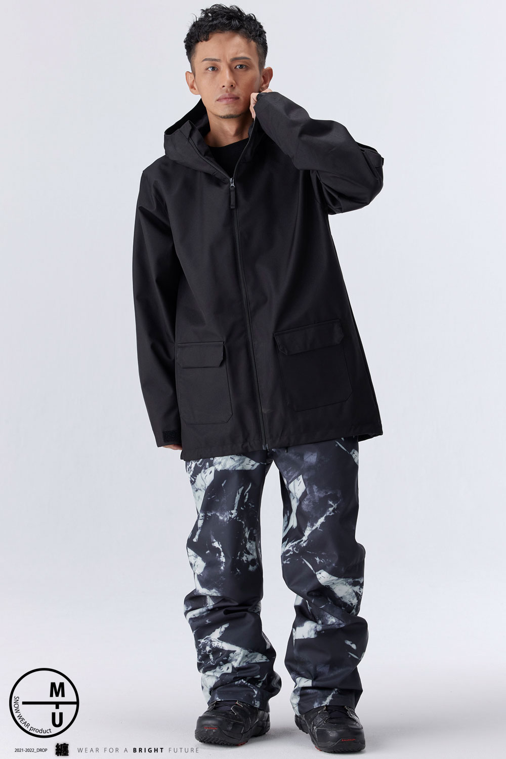 リアリズム スノーボード ウェア メンズ レディース 上下セット スノボ