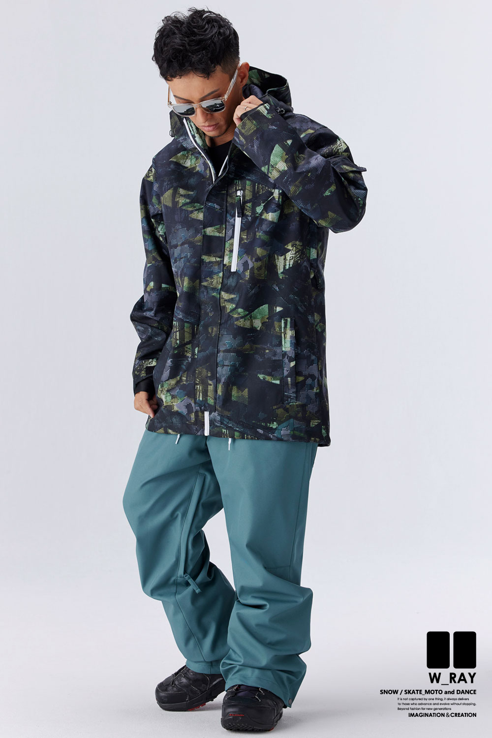 リアリズム スノーボード ウェア メンズ レディース 型落ち 上下セット
