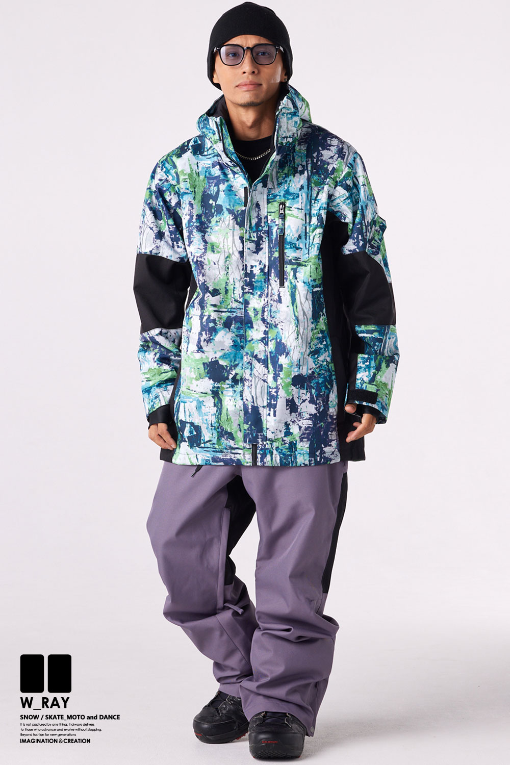 リアリズム スノーボード ウェア メンズ レディース 上下 セット