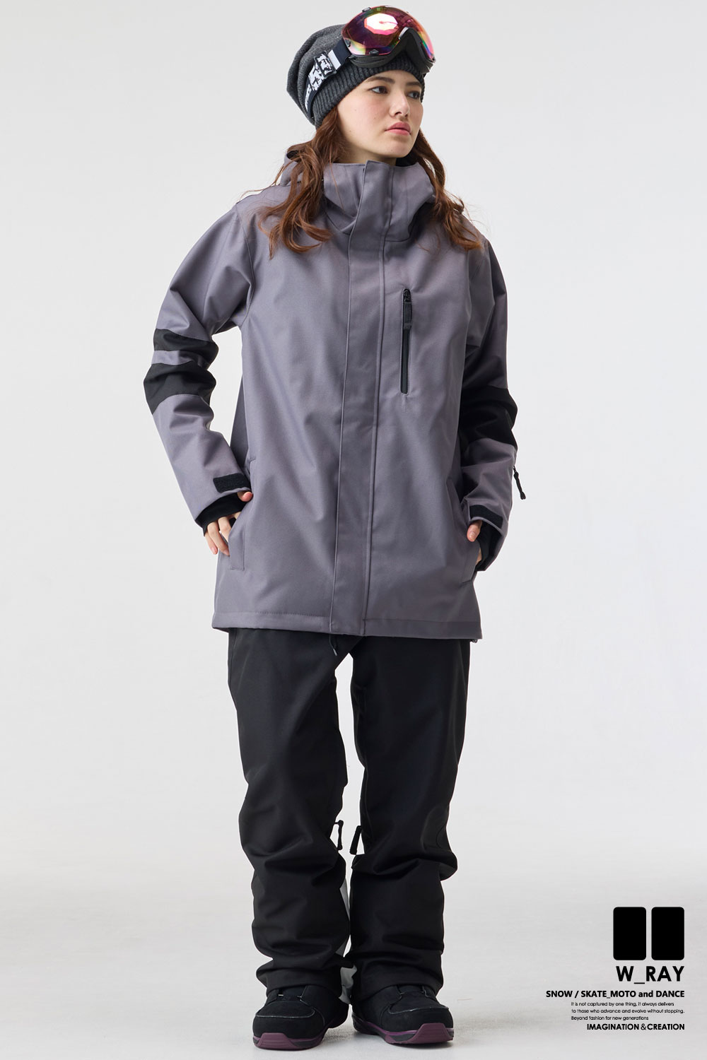 リアリズム スノーボード ウェア レディース 上下 セット スノボ