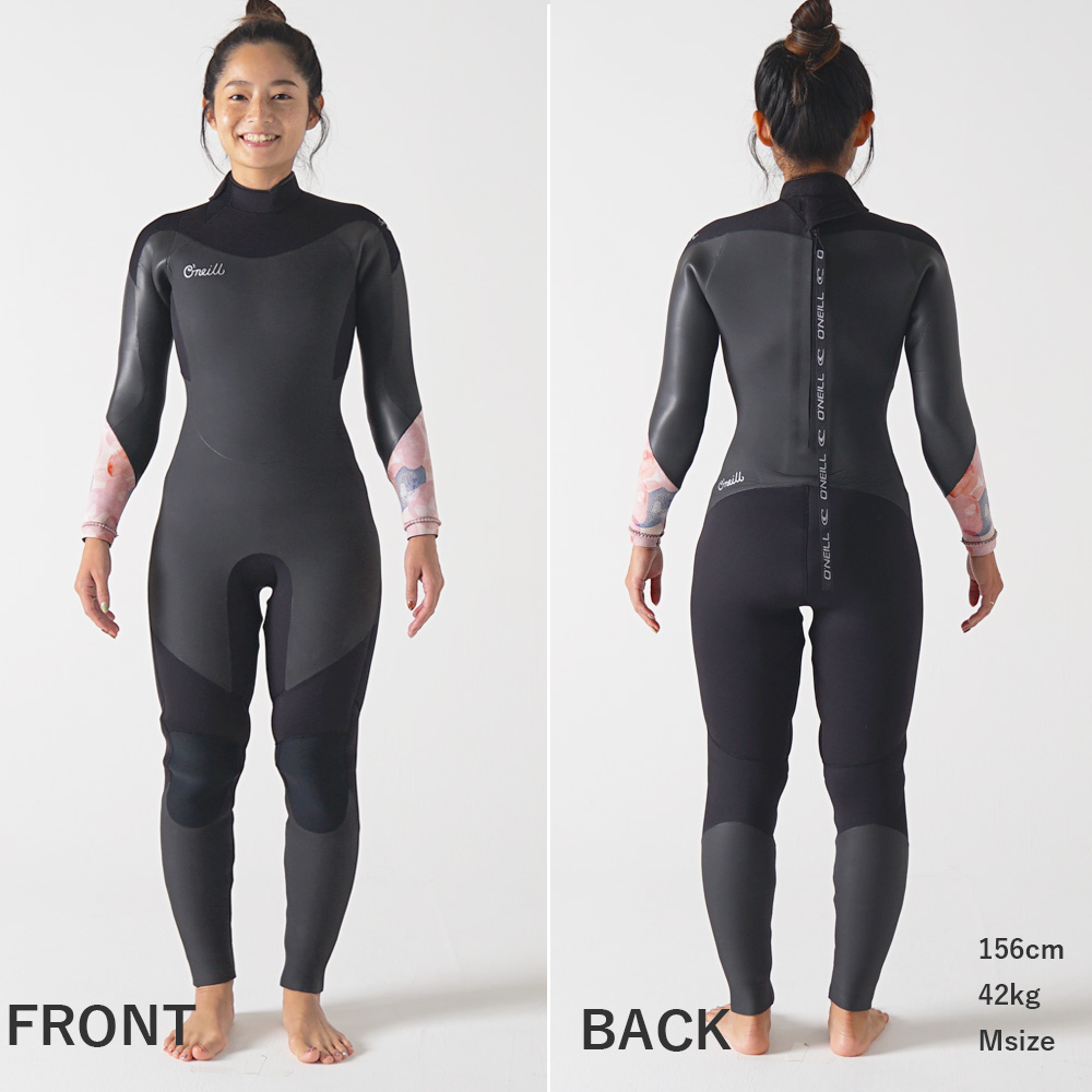 なべさん!!5/3セミドライ レディース ウェットスーツ セミドライ