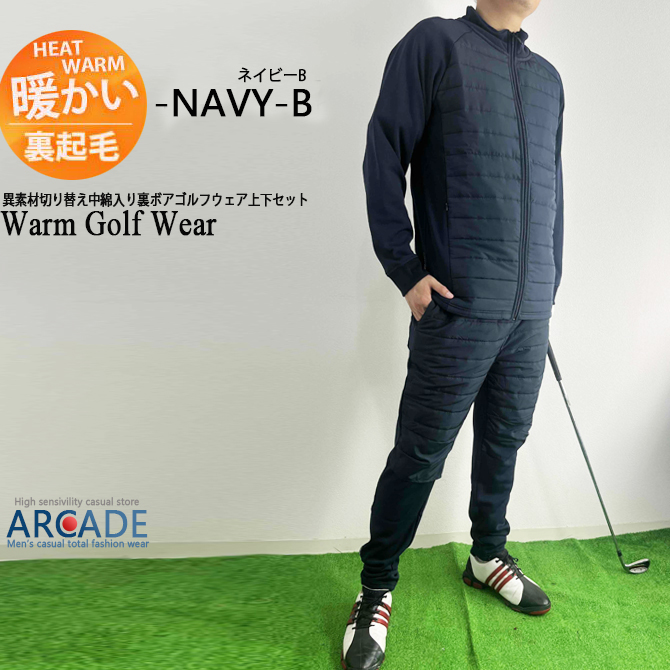 ARCADE（アーケード） 半額セール ゴルフウェア メンズ セットアップ