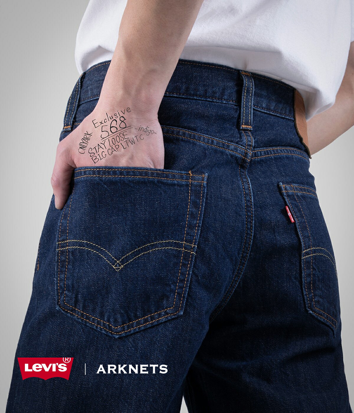 Levi's（リーバイス） ： Exclusive 568 STAY LOOSE BIG CAP LTWT C