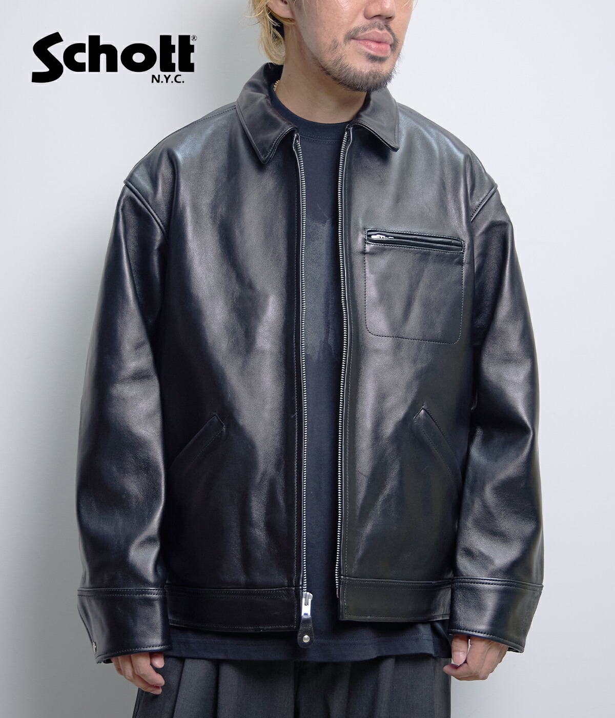 Schott N.Y.C（ショット） Schott / ショット ： LEATHER TRACKER