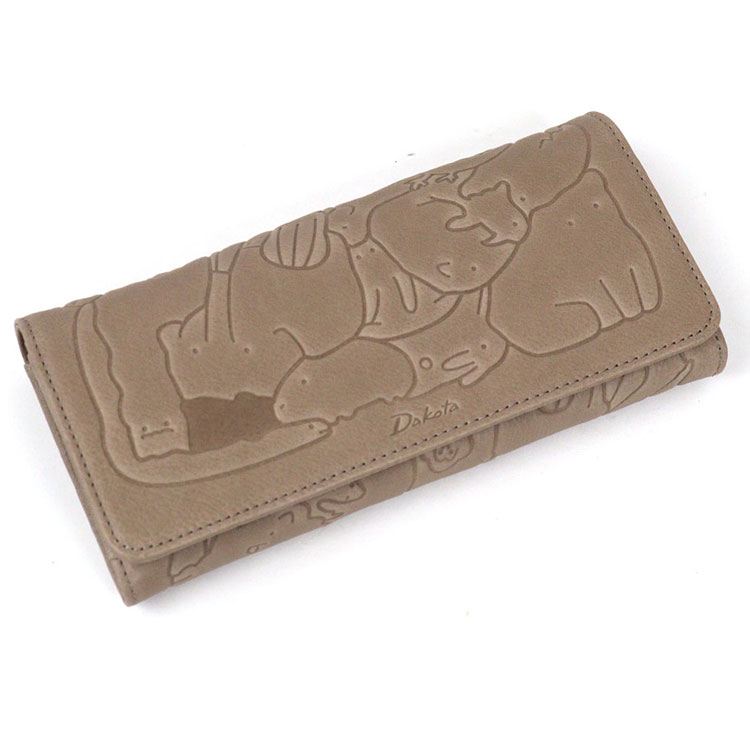 Dakota（ダコタ） 長財布 かぶせ アニマーレ アニマル 本革 動物パズル