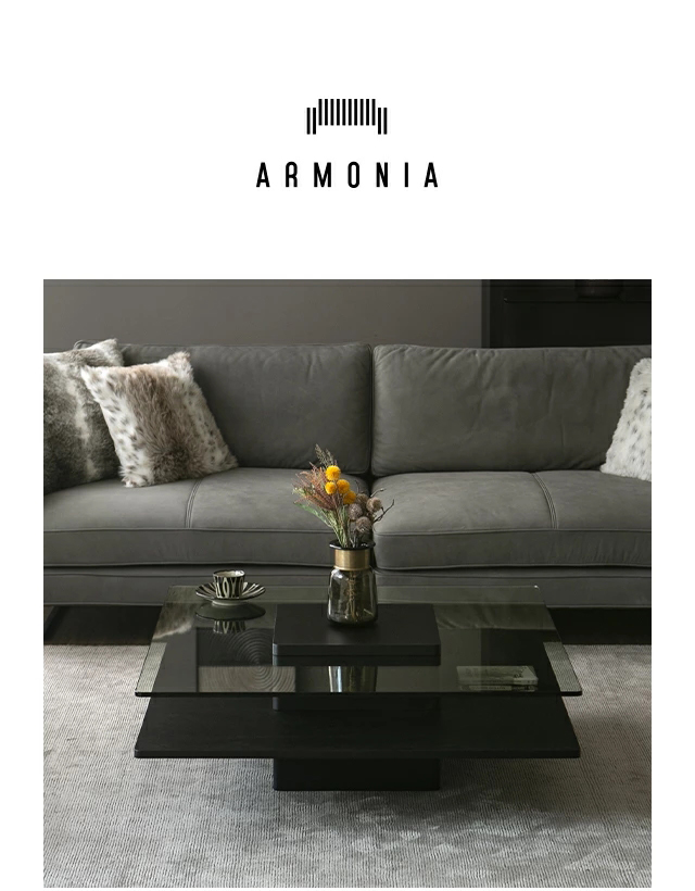 ARMONIA（アルモニア） センターテーブル ガラステーブル Karen 木製