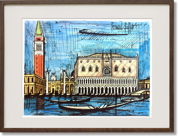 絵画 ビュッフェ 首長官邸 シルクスクリーン刷 （ Bernard Buffet