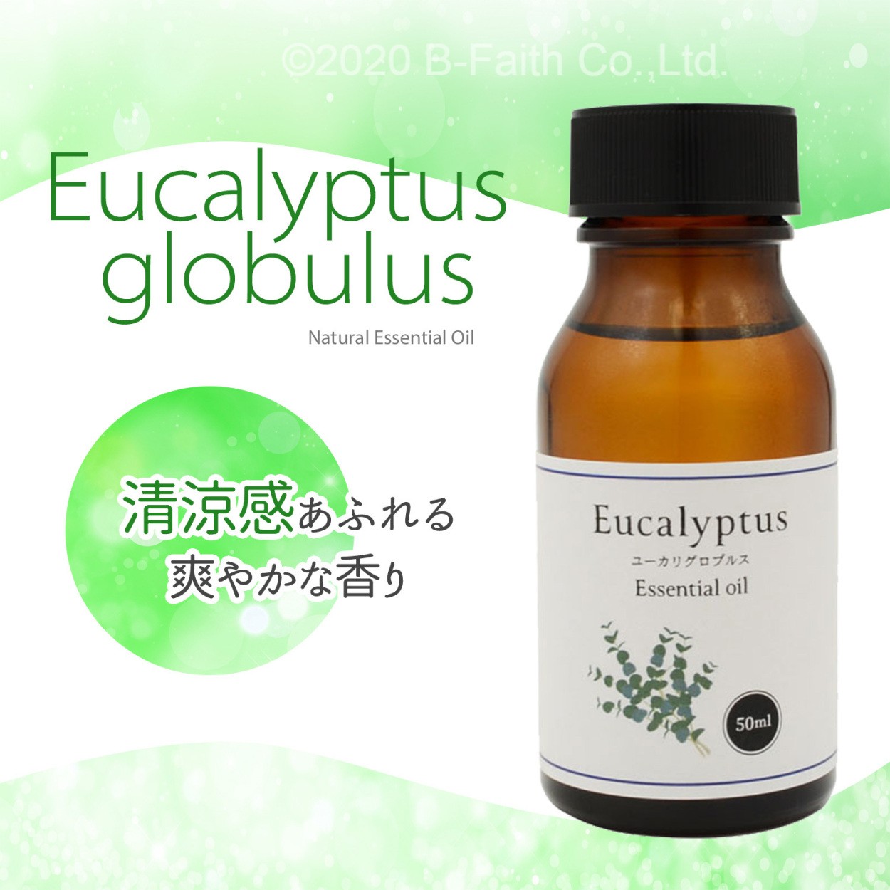 天然100% ユーカリ グロブルス オイル 50ml アロマ アロマオイル