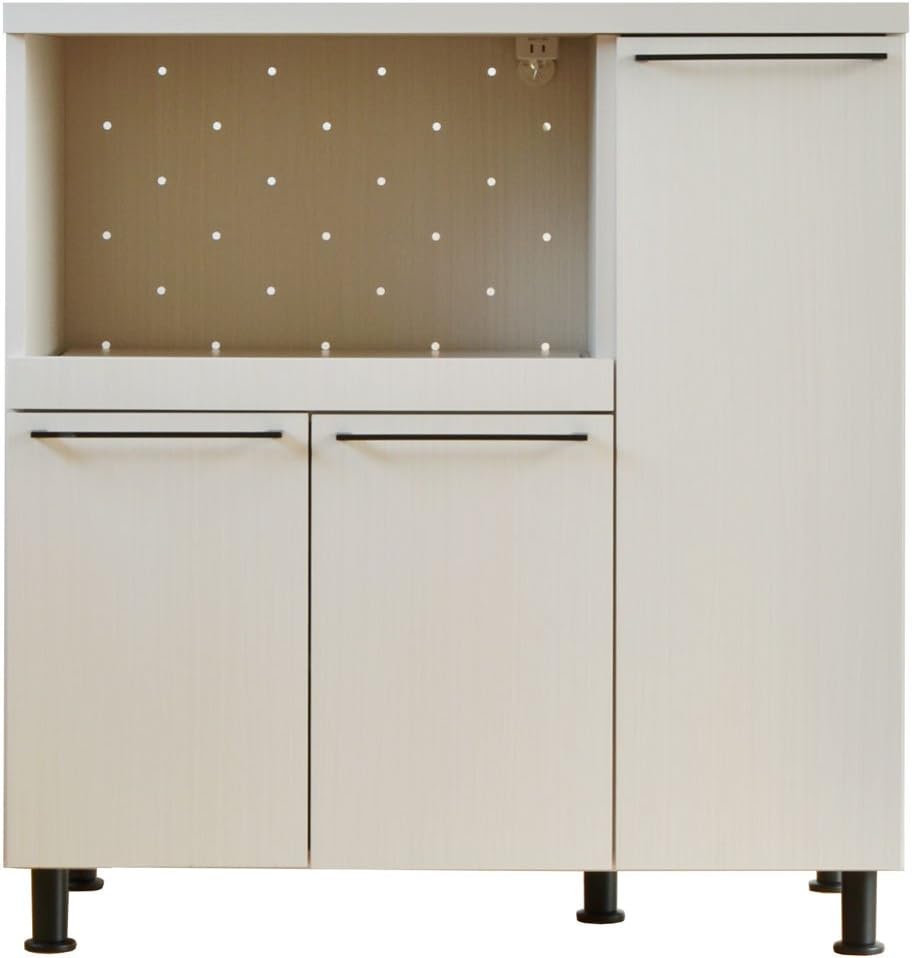 タカシン家具工業 在庫限り ホワイトのみ レンジ台 キッチン収納