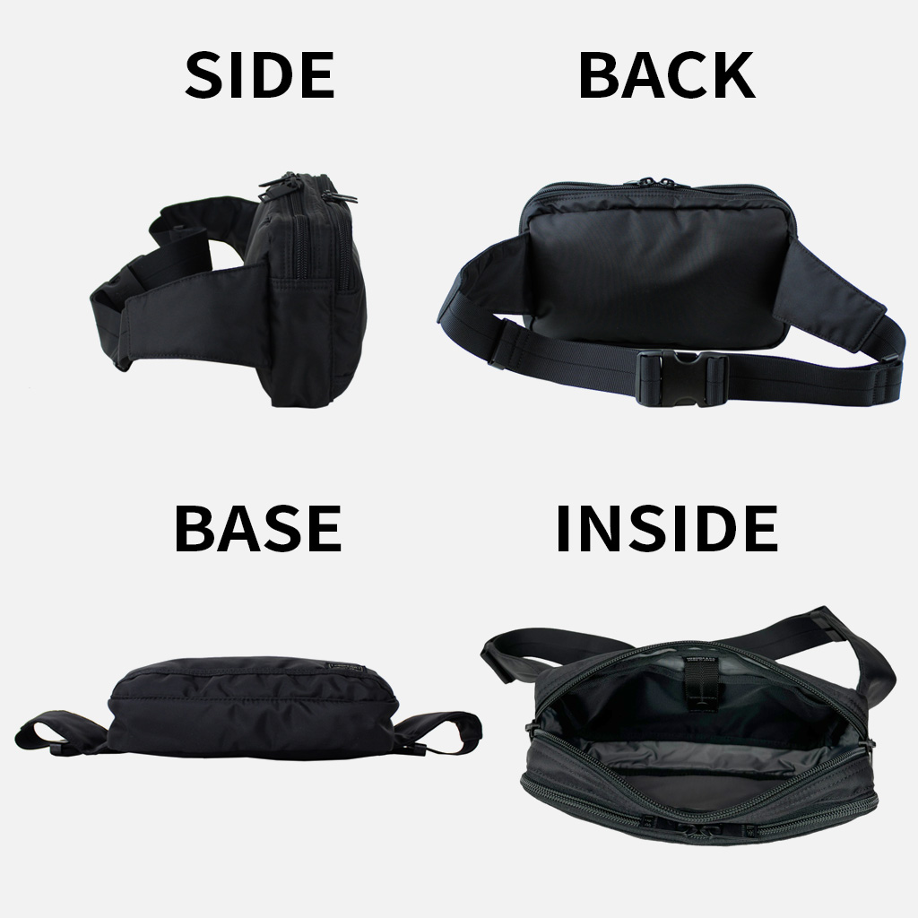 PORTER ポーター フラッシュ ウエストバッグ 689-05942 10 ブラック