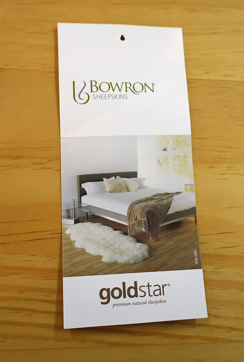 新品 在庫限り BOWRON ボーロン GOLD STAR ムートンラグ 5匹