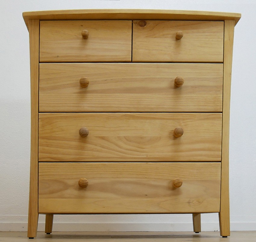 カントリーパインチェスト 幅90cm 衣類収納 タンス バレンシア 5