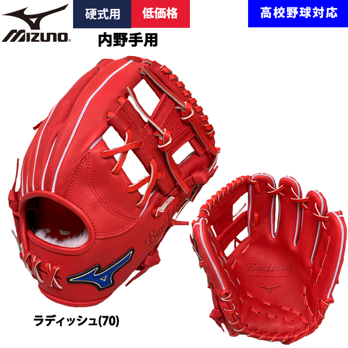 MIZUNO 硬式グローブ（色：レッド系）｜グローブ｜野球｜スポーツ