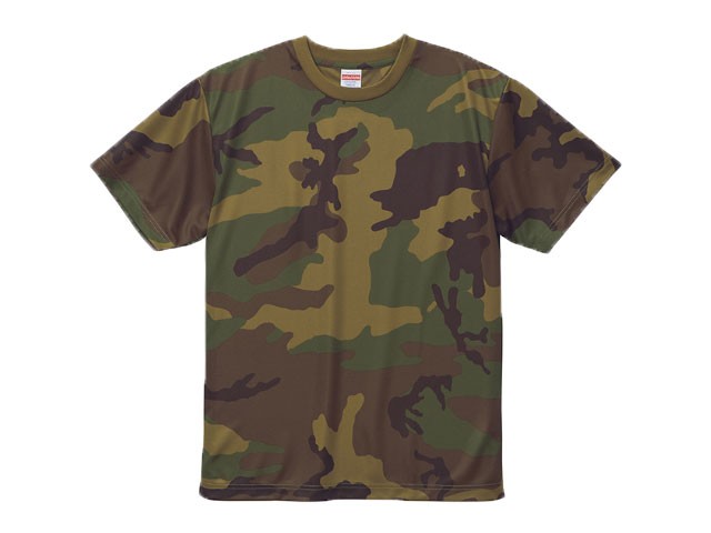 5906-01 4.1オンス ドライアスレチック カモフラージュ Tシャツ (陸上