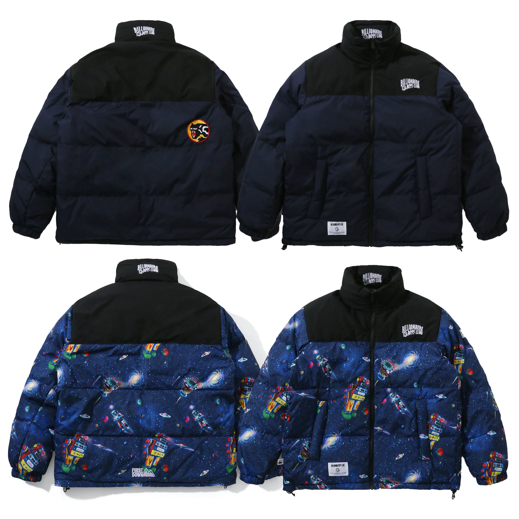 ビリオネアボーイズクラブ 宇宙柄 コート BILLIONAIRE BOYS CLUB