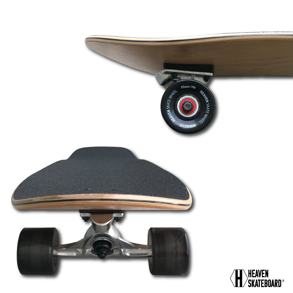 HEAVEN ロングスケートボード 35×10 スワミス35 SWAMIS ヘブン ABEC7