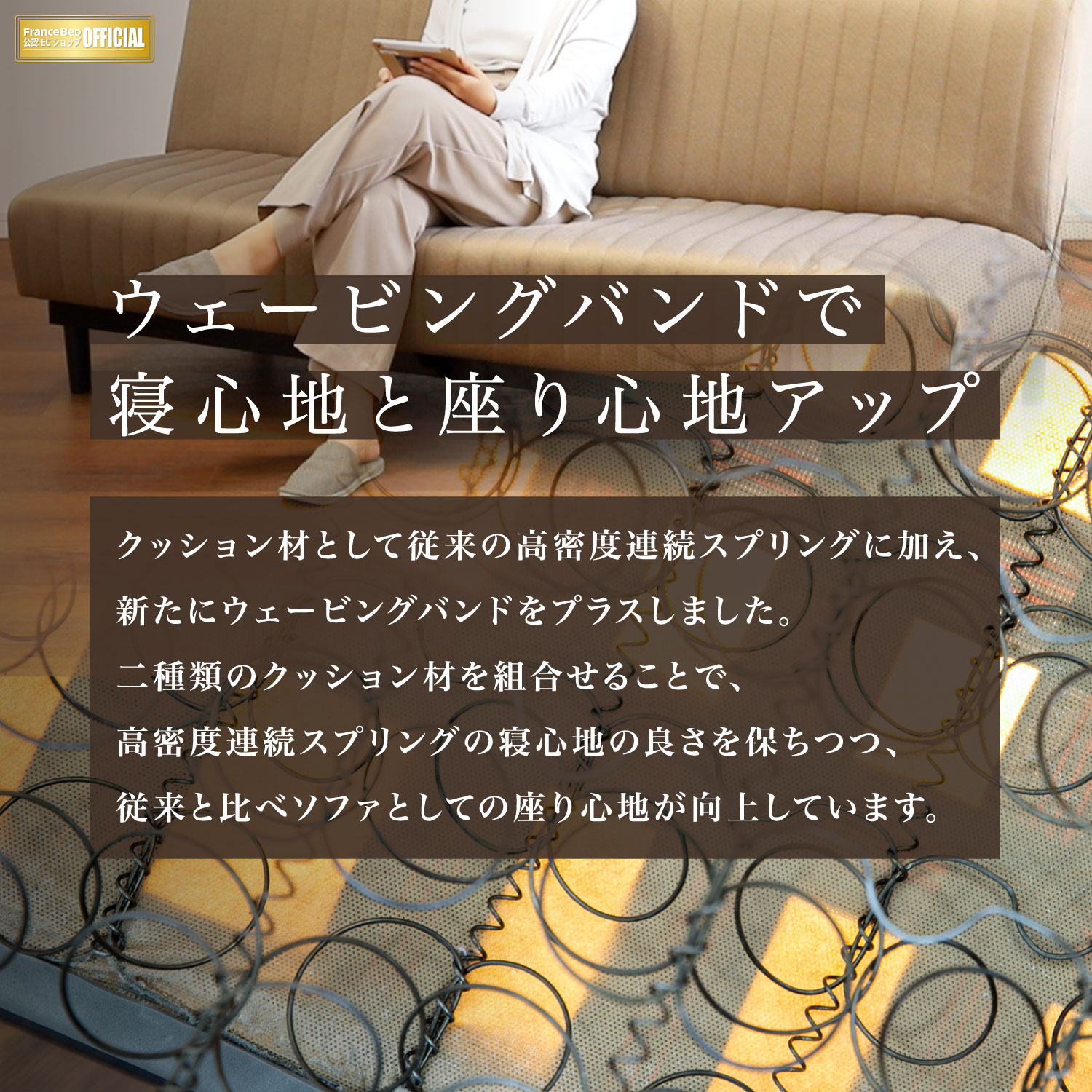 フランスベッド（FRANCEBED） ソファベッド スイミーBasic レッグ